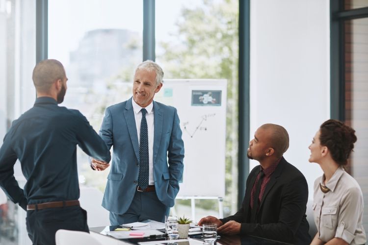 ceo in meeting