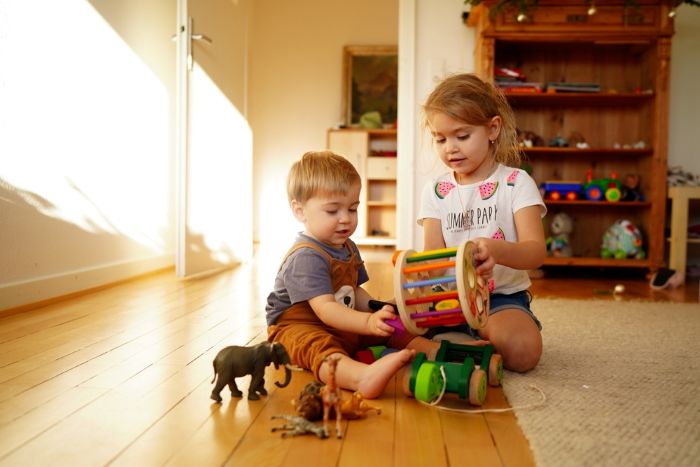 children playing