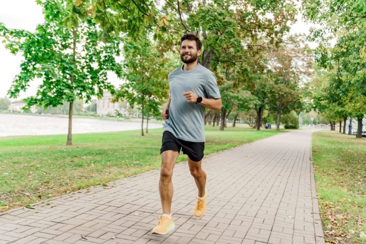 man running